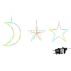KURTYNA ŚWIETLNA 138LED MULTICOLOR 31V - KOLOROWA DEKORACJA