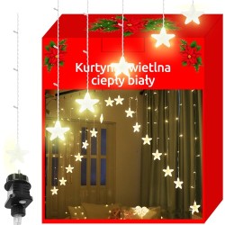 KURTYNA ŚWIETLNA 136LED...