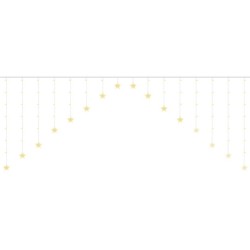 KURTYNA ŚWIETLNA 136LED CIEPŁY BIAŁY 31V - STYLOWY AKCENT