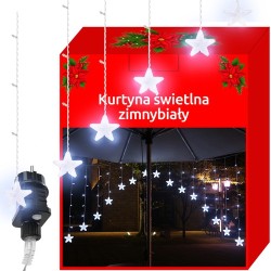 KURTYNA ŚWIETLNA 136LED...