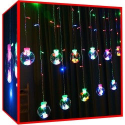 KURTYNA ŚWIETLNA 108LED...