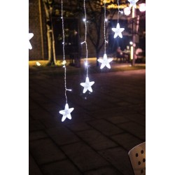 KURTYNA ŚWIETLNA 136LED ZIMNY BIAŁY 31V KŚ11338 - ELEGANCKIE ŚWIATŁO
