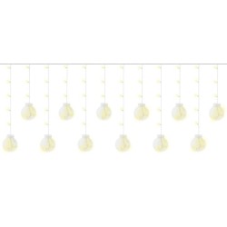 KURTYNA ŚWIETLNA 108LED CIEPŁY BIAŁY 31V KŚ11346 - ŚWIĄTECZNY KLIMAT