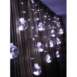 KURTYNA ŚWIETLNA 108LED...