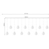 KURTYNA ŚWIETLNA 108LED CIEPŁY BIAŁY 31V KŚ11346 - ŚWIĄTECZNY KLIMAT