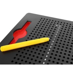 TABLICA + KULKI MAGNETYCZNE + RYSIK Z MAGNESEM - EDUKACYJNA