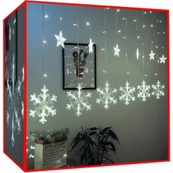 KURTYNA ŚWIETLNA 138LED...