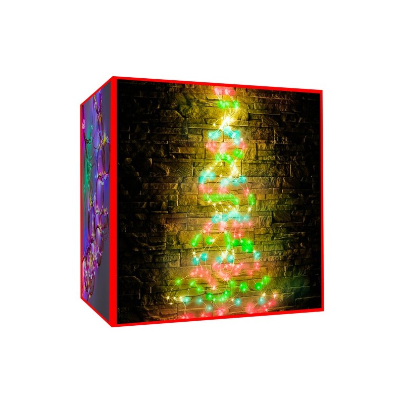 LAMPKI 200LED WŁOSY ANIOŁA MULTICOLOR 12V - DEKORACJA ŚWIĄTECZNA