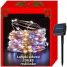 LAMPKI CHOINKOWE SOLARNE-DRUCIKI 200LED MULTICOLOR - KOLOROWE