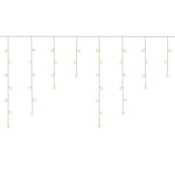 LAMPKI CHOINKOWE SOPLE 300LED CIEPŁY BIAŁY 31V - ŚWIĄTECZNE