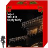 LAMPKI CHOINKOWE SOPLE 300LED CIEPŁY BIAŁY 31V - ŚWIĄTECZNE