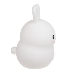 LAMPKA NOCNA RGB Z PILOTEM KRÓLIK - KOLOROWE OŚWIETLENIE DLA DZIECI