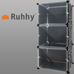 REGAŁ MODUŁOWY NA BUTY 6 POZIOMÓW - KOMPAKTOWY ORGANIZER