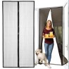 MOSKITIERA DO DRZWI UNIWERSALNA 80/90/100X210/220CM - PRAKTYCZNA