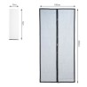 MOSKITIERA DO DRZWI MM 100X210 HQ - SKUTECZNA OCHRONA PRZED OWADAMI