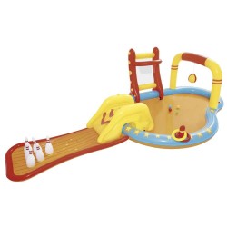 DMUCHANY PLAC ZABAW 435X213X117CM - ZABAWA NA LATO