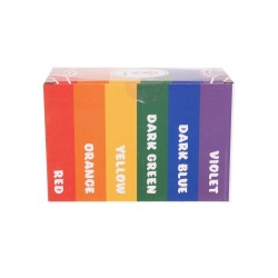 KOLOROWY PROSZEK HOLI ZESTAW 6X100G - FESTIWALOWE KOLORY