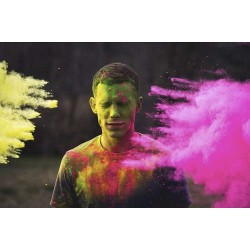 KOLOROWY PROSZEK HOLI ZESTAW 6X100G - FESTIWALOWE KOLORY