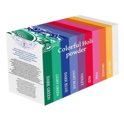 KOLOROWY PROSZEK HOLI ZESTAW 10X100G - WYJĄTKOWA ZABAWA