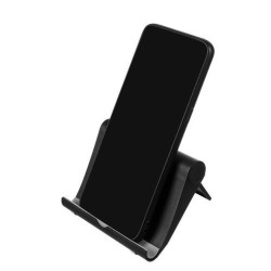UCHWYT PODSTAWKA NA TELEFON CZARNA - KOMPAKTOWA I STABILNA