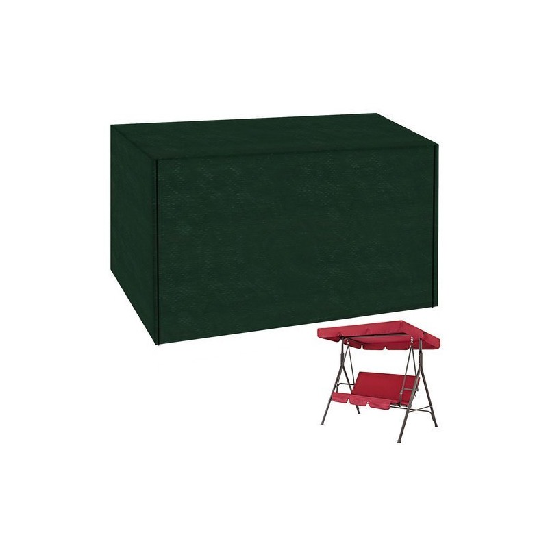 POKROWIEC NA HUŚTAWKĘ OGRODOWĄ 215X153X145CM PE - OCHRONA PRZED POGODĄ