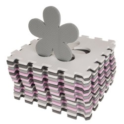 PUZZLE PIANKOWE 30X30CM 16EL. - BEZPIECZNE DLA DZIECI