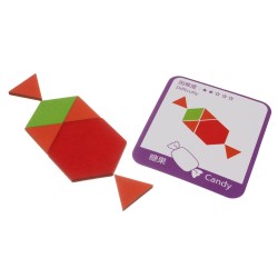 UKŁADANKA EDUKACYJNA FIGURY GEOMETRYCZNE - NAUKA DLA DZIECI