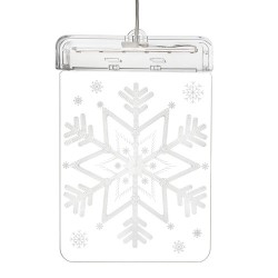 WITRAŻ LED 3D ŚNIEŻYNKA - WYJĄTKOWA DEKORACJA NA ŚWIĘTA