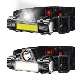 LATARKA CZOŁOWA LED USB -...