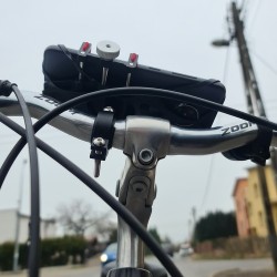 UCHWYT ROWEROWY NA TELEFON Z GUMKĄ - STABILNY I BEZPIECZNY