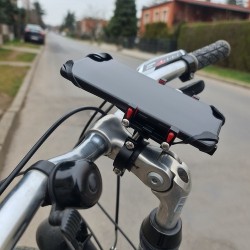 UCHWYT ROWEROWY NA TELEFON Z GUMKĄ - STABILNY I BEZPIECZNY
