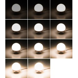 LAMPKI LED NA LUSTRO/DO TOALETKI 10SZT. - PERFEKCYJNE OŚWIETLENIE