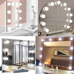 LAMPKI LED NA LUSTRO/DO TOALETKI 10SZT. - PERFEKCYJNE OŚWIETLENIE