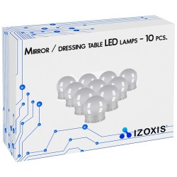 LAMPKI LED NA LUSTRO/DO TOALETKI 10SZT. - PERFEKCYJNE OŚWIETLENIE