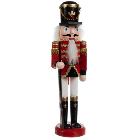 DZIADKOWIE DO ORZECHÓW FIGURKA ŚWIĄTECZNA 30CM - TRADYCYJNA DEKORACJA