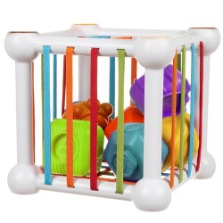 SORTER KOSTKA SENSORYCZNA - EDUKACYJNA ZABAWKA DLA DZIECI