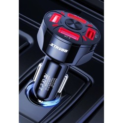 ŁADOWARKA SAMOCHODOWA 4X USB + KABEL - UNIWERSALNA I SZYBKA