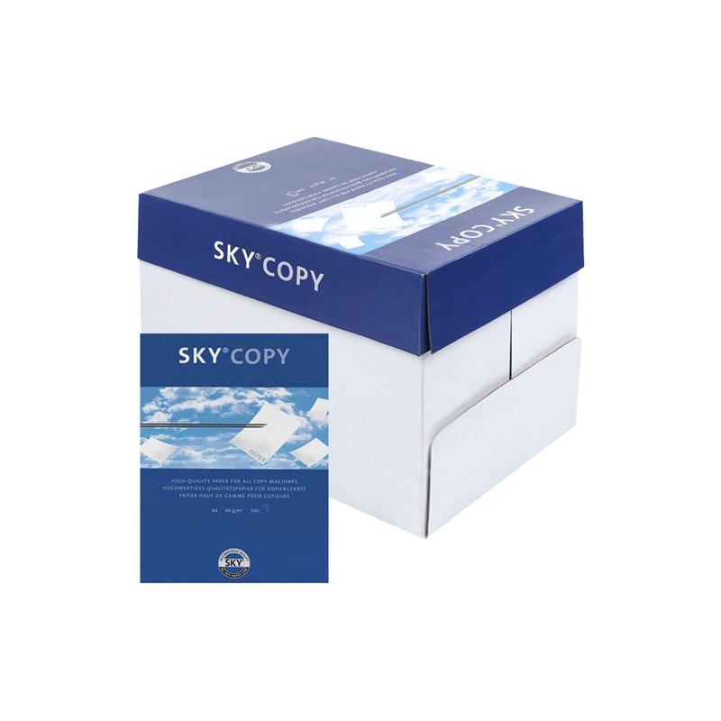 PAPIER KSERO A4 80G KARTON 5 RYZ - WYSOKA JAKOŚĆ DO BIURA