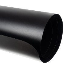 MATA OCHRONNA POD KRZESŁO 90X130CM RUHHY CZARNA - OCHRONA PODŁOGI