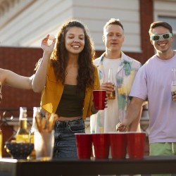 GRA BEER PONG 50 KUBECZKÓW - IDEALNA NA IMPREZY