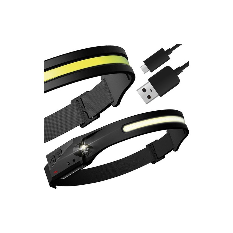 LATARKA CZOŁOWA LED USB - WYGODNE OŚWIETLENIE DLA AKTYWNYCH