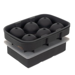 FORMA SILIKONOWA 2W1 KOSTKI + KULE - IDEALNA DO LODU I WYPIEKÓW