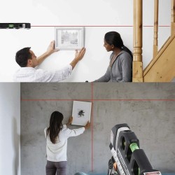 POZIOMICA LASEROWA Z MIARKĄ 250CM - PRECYZYJNE NARZĘDZIE POMIAROWE