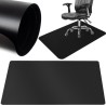 MATA OCHRONNA POD KRZESŁO 100X140CM RUHHY CZARNA - OCHRONA PODŁOGI PRZED ZUŻYCIEM