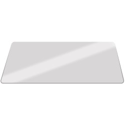 MATA OCHRONNA POD KRZESŁO 100X140CM RUHHY MLECZNA - PRAKTYCZNA OCHRONA PODŁOGI