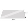 MATA OCHRONNA POD KRZESŁO 100X140CM RUHHY MLECZNA - PRAKTYCZNA OCHRONA PODŁOGI