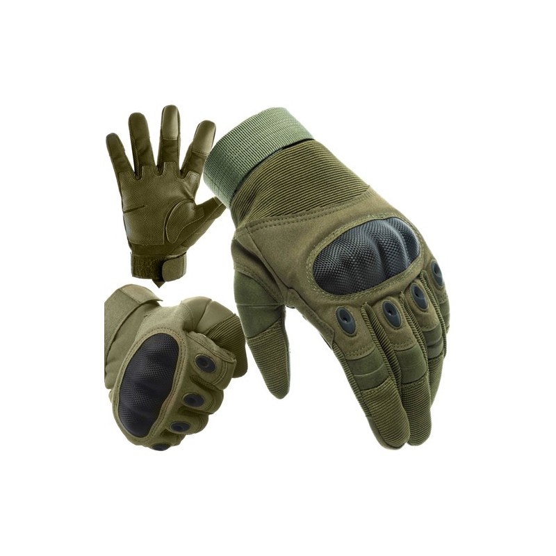 RĘKAWICZKI TAKTYCZNE XL KHAKI TRIZAND 21772 - SOLIDNE I STYLOWE