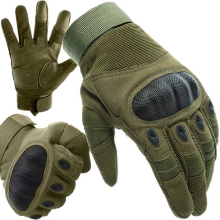 RĘKAWICZKI TAKTYCZNE XL KHAKI TRIZAND 21772 - SOLIDNE I STYLOWE