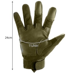RĘKAWICZKI TAKTYCZNE XL KHAKI TRIZAND 21772 - SOLIDNE I STYLOWE