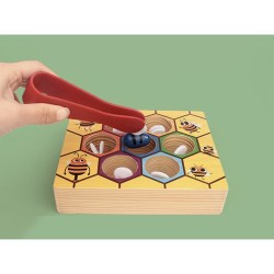 GRA DREWNIANA "PLASTER MIODU" - EDUKACYJNA ZABAWA DLA DZIECI